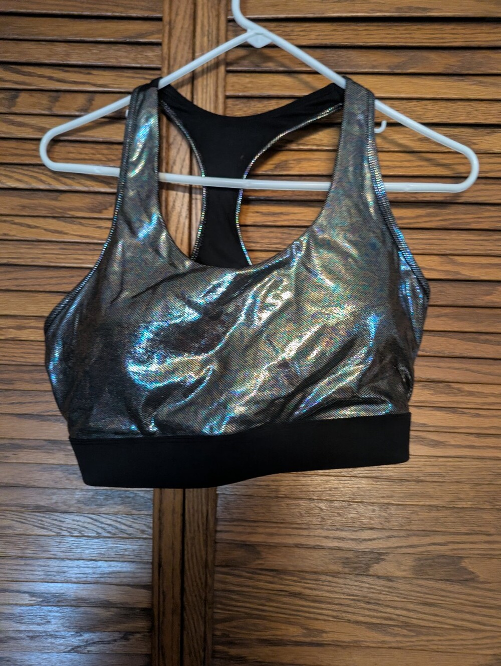 Zyia Multicolor Shiny Sports Bra Women Size‎ XL